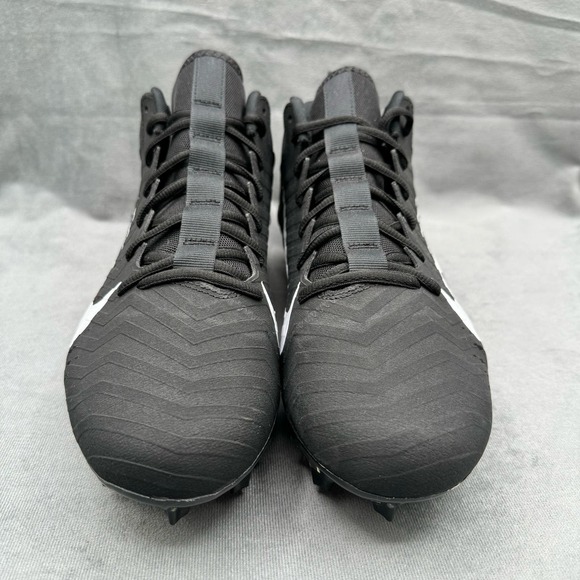 Nike Alpha Menace Pro 2 Low Football Cleats Men’s Sz 12 Black / White - Picture 5 of 11